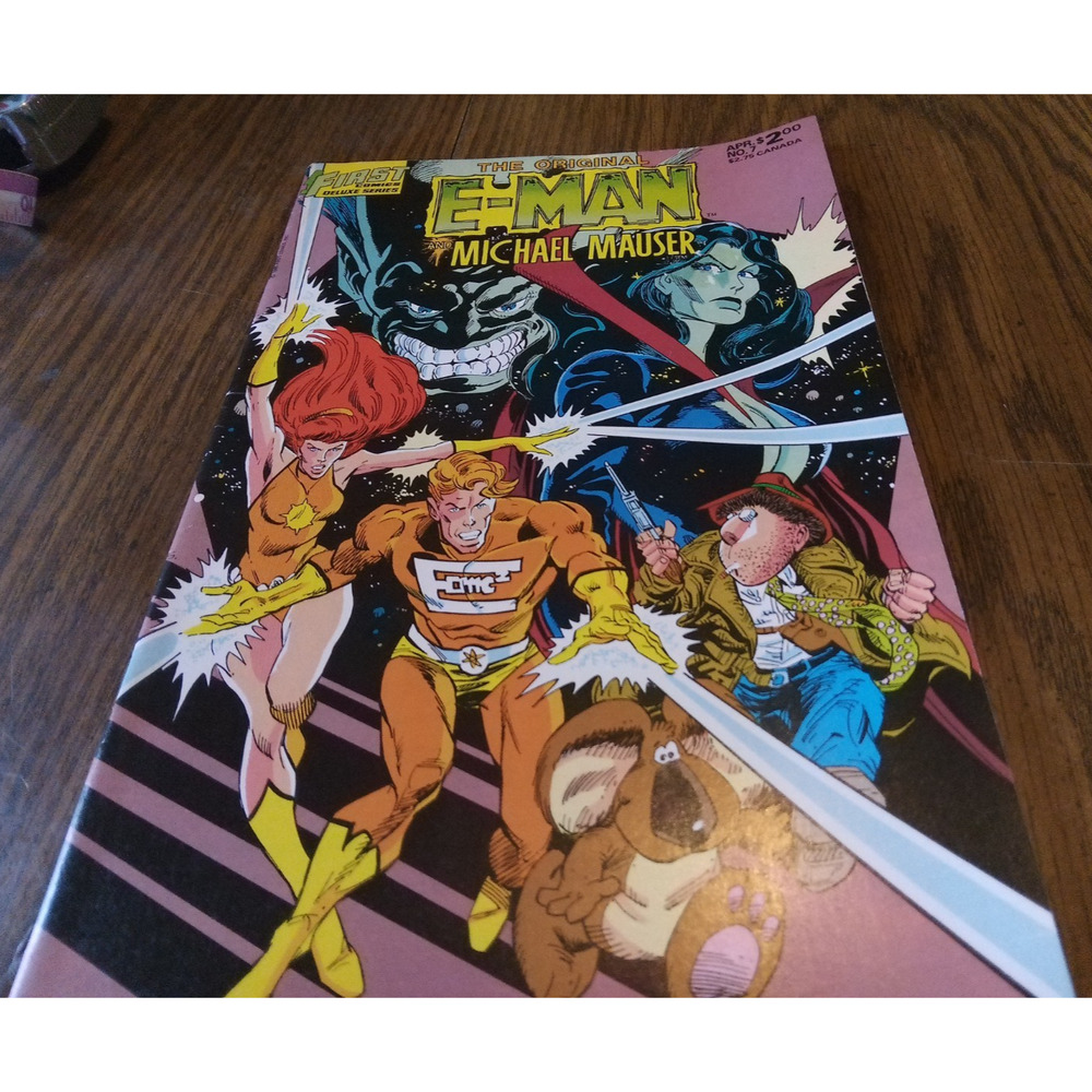 The Original E-Man And Michael Mauser #7 (April 1986 First Comics)